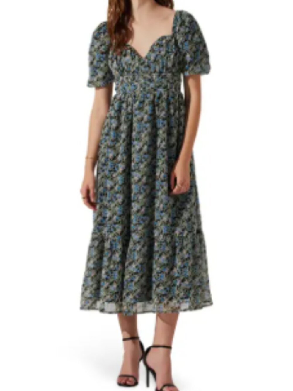 ASTR the Label- Floral Sweetheart Neck Dress Size XL